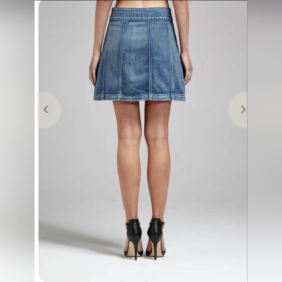 Frame Denim Le Panel Mini Skirt Size 28 - Picture 4 of 9